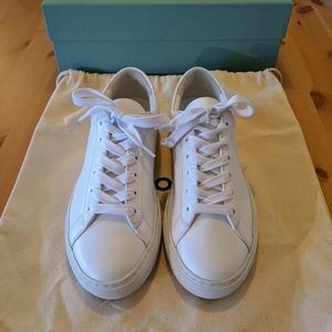 Koio Capri Triple White Minimalist Sneaker Size 8